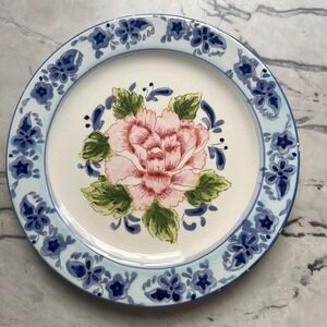 Pink‎ Peony  8" plate for dining or display